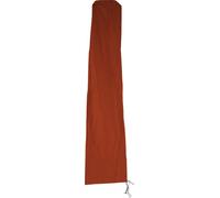 Housse de protection HWC pour parasol jusqu'à 4,3 m (3x3 m), housse de protection Cover avec fermeture éclair ~ terracotta