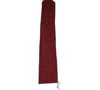 Housse de protection HWC pour parasol jusqu'à 4,3 m (3x3 m), housse de protection Cover avec fermeture éclair ~ bordeaux