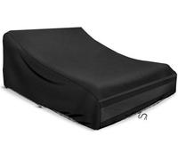 Housse de protection Ibzoa® pour transat 2 places – 200 x 140 x 90 cm, tissu Oxford 420D avec revêtement PU, coutures renforcées, imperméable, résistante au vent et aux UV