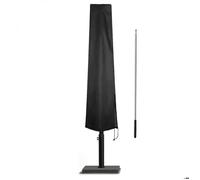 Housse de protection imperméable et anti-uv pour parasol - 183 x 25 - 35 cm - Noir - Linxor