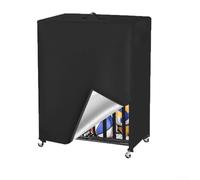 Housse de protection imperméable Oxford 210D pour panier de basket-ball, protection contre la poussière pour rangement mural 97 x 46 x 115 cm (noir)