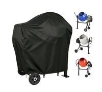 Housse de protection imperméable pour bétonnière extérieure | Housse résistante aux UV pour mélangeur à béton pour chantier, garage, terrasse, atelier, construction, arrière-cour