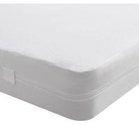 Housse de protection imperméable pour matelas Unyqoos®, avec fermeture éclair – protège contre les acariens, respirante (film PU, polaire), dimensions 80 x 200 x 20 cm