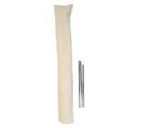 Housse de protection pour parasols jusqu'à 3m, p.ex. Casoria/C57/Florida, housse de protection fermeture velcro, polyester 240g/m² ~ crème