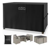Housse de protection Kingsleeve® pour salon de jardin en Tissu Oxford Taille 125x63x74cm - Bâche L pour meubles de jardin