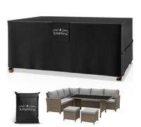 Housse de protection Kingsleeve® pour salon de jardin en Tissu Oxford, Taille 242x162x100cm - Bâche XL pour meubles de jardin