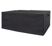 Housse de protection Luxury Cover en polyester 600D noire — table + 4 chaises