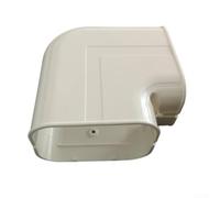 Housse de protection murale en PVC pour ligne AC 100 x 65 mm Blanc | Facile à installer, cache les fils proprement, finition blanche élégante, convient aux unités de 3 à 6 CV