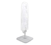 Housse de protection parasol déporté TERRE JARDIN Blanc imperméable PEVA 190 cm