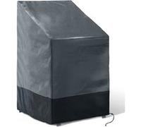 Housse De Protection Pour 4 À 6 Chaises Empilables 70 X 70 X 120 Cm Gris