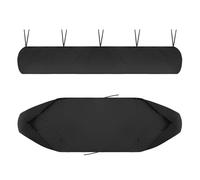 Housse de protection pour auvent Housse adaptable sur une toile de pergola | 420D Oxford Imperméable Bâche pour store banne pour Canopy Shelter De Terrasse Meubles(Black,4m)