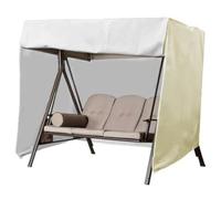 Housse de Protection pour Balancelle ExtéRieure 3 Places, Hamac Triple, Protection Contre Les IntempéRies(Beige)