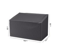 Housse de protection pour banc de jardin - 160 x 75 x H.65/85 cm - AEROCOVER