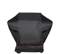 Housse de protection pour barbecue à gaz San Diego Next 2 + 3 brûleurs, eCrave 2, pour Weber Spirit E210, housse de barbecue résistante aux intempéries, noire avec cordon de serrage, 600D