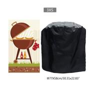 Housse de protection pour Barbecue, couverture pour BBQ, étanche à l'eau et à la poussière, robuste, rond, résistant à la pluie