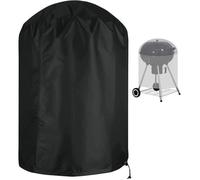 Housse de protection pour barbecue - EINNENFFER - Ronde - Imperméable - Tissu Oxford 210D - Noir