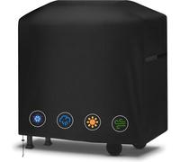 Housse de protection pour barbecue Famanu Oxford, modèle robuste 420D - Grande housse pour barbecue à gaz, idéale pour une utilisation en extérieur - Imperméable au vent - Tissu anti-déchirure - Prote