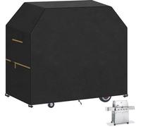 Housse de protection pour barbecue Ibzoa® résistante aux intempéries, dimensions 168 x 71 x 117 cm, adaptée aux grands barbecues à gaz – tissu Oxford avec revêtement PU, fermetures réglables à clip, o