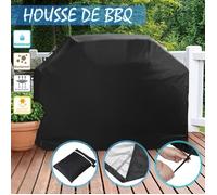 Housse de protection pour barbecue - Noir - 145 x 61 x 117cm - 210D Oxford - Imperméable - Anti-poussière