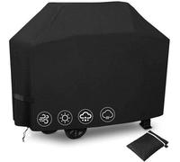 Housse de protection pour barbecue Unyqoos® de 145 x 61 x 117 cm – Couverture résistante aux intempéries pour barbecue à gaz, fabriquée en tissu Oxford 210D, imperméable et anti-poussière, avec cordon