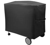 Housse de protection pour barbecue Unyqoos® en tissu Oxford 600D – housse résistante aux intempéries pour barbecues à gaz jusqu'à 144,5 cm, coupe-vent, protège contre la pluie, la neige et les rayons 