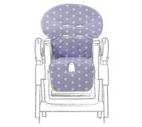 Housse de protection pour bébé en PVC d'Italie, taille universelle, fabriquée en Italie, étoiles Bleu clair