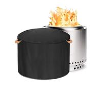 Housse de protection pour brasero Solo Stove - Ronde - Pour l'extérieur - Résistant aux UV - Tissu sans fumée - Housse de foyer (Ranger - 45D x 38H)