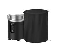 Housse de protection pour colonne de feu - Coupe-vent et résistante aux intempéries pour brasero et panier à feu - Protection contre la pluie, le soleil, la neige, les feuilles, la saleté et les