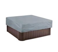 Housse de Protection pour - Couverture de Spa carrée extérieure, Bouclier étanche à la poussière, Protection Contre la Pluie pour Chaise de Table de Billard, matériau Enduit d'argent, auvent r