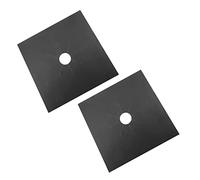 Housse de Protection pour Cuisinière à Gaz, Lot de 4, Noir | Ptfe, Antiadhésif, Installation Simple, Protège la Plaque, Usage la Cuisine Quotidien
