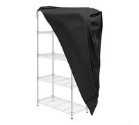 Housse de protection pour étagères, housse de protection avec fermeture éclair pour intérieur et extérieur - Couvercle de rangement étanche - 91,4 x 45,7 x 183 cm (L x l x H) - pour étagères