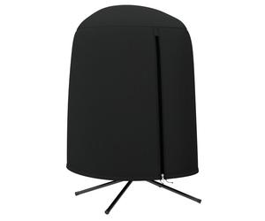 Housse de protection pour fauteuil suspendu - Outsunny - 128x128x190cm - bâche imperméable avec fermeture éclair Tissu Oxford noir