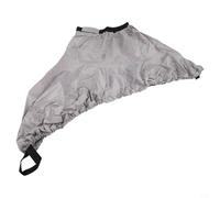 Housse de protection pour kayak avec coutures thermocollées et sangle à dégagement rapide, imperméable et réglable pour bateaux et canoës (XL, gris)
