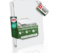 Housse de protection pour matelas anti-acariens, dimensions 180 x 200 x 28 cm, avec fermeture éclair