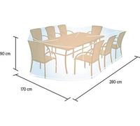 Campingaz Housse pour Ensemble de Jardin Rectangulaire Taille XL Semi-transparente, 280 x 170 x 90 cm