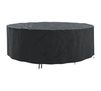 Housse de protection pour meubles - Noir - 279 x 279 x 105 cm - En tissu Oxford 420D - Résistant aux intempéries - Pour jardin, terrasse, balcon, extérieur - Avec sac de transport - Coupe-vent