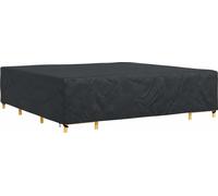 Housse de protection pour meubles vidaXL, noir uni, 300 x 300 x 70 cm, 600D