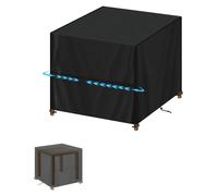 Housse de protection pour mobilier de jardin, 90x90x90 cm, imperméable, résistante aux UV, tissu Oxford 420D, couleur noire