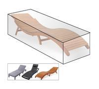 Housse de protection pour mobilier de jardin WOLTU - Transparent - 218x77x55cm