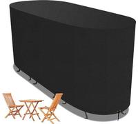 Housse de protection pour mobilier d'extérieur - Tissu Oxford 420D imperméable - 146 x 70 x 80 cm
