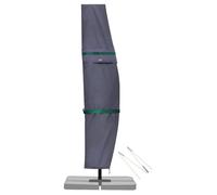 Housse de protection pour parasol - SEKEY - 260 x 40/70/50 cm - Pour parasol 2-4 m - 100% polyester - Imperméable gris foncé