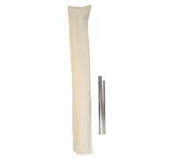 Housse De Protection Pour Parasols Jusqu'à 3m, P.Ex. Casoria/C57/Florida, Housse De Protection Fermeture Velcro, Polyester 240g/M² Crème Gris