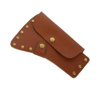 Housse de Protection pour Petite Hache, Étui PU Outdoor Robuste | Bouton Pression Solide, Rivets Métalliques Renforcés, Design Simple pour Bûcherons, Campeurs, Survie et Travaux Forestiers