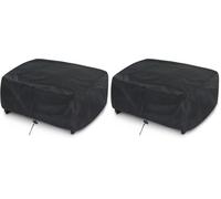 Housse de Protection pour Plancha,Dimension 56x50x20 cm,Facile à Poser,Résistant à l'eau et à la poussière, Anti-UV, Noir,Housse Plancha Universelle | Gazinière (Lot de 2)