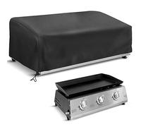 Housse de Protection pour Plancha,Dimension 60 x 60 x 25 cm, Bâche Imperméable en Polyester avec Élastique de Serrage,Facile à Nettoyer,pour Plancha,Gazinière,Barbecue Extérieur