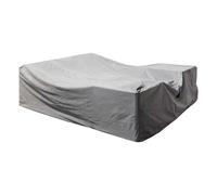 Housse de protection pour salon de jardin S HAMBO - 175 x 175 x 90 cm - Gris