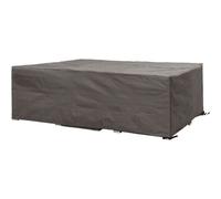 Housse De Protection Pour Sélon De Jardin, Housse Hivernage Sélon, Bâche, Housse Extérieure Mobilier De Jardin, Gris, Rectangulaire, 280 X 230 X 80 Cm - Perel