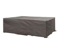 Housse De Protection Pour Sélon De Jardin, Housse Hivernage Sélon, Bâche, Housse Extérieure Mobilier De Jardin, Gris, Rectangulaire, 240 X 180 X 75 Cm - Perel