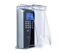 Housse de protection pour sonnette avec couvercle à rabat pour vidéo Ring Compatible avec sonnettes et claviers à code jusqu'à 8,6 cm