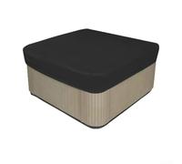 Housse de protection pour spa - 218 x 218 cm - Noire - Résistante aux UV - Imperméable à l'eau et à la poussière - Pour jardin et terrasse - En fibre de polyacrylonitrile robuste